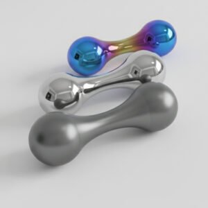 Titanium Ti-6Al-4V Knucklebone Fidget Toy