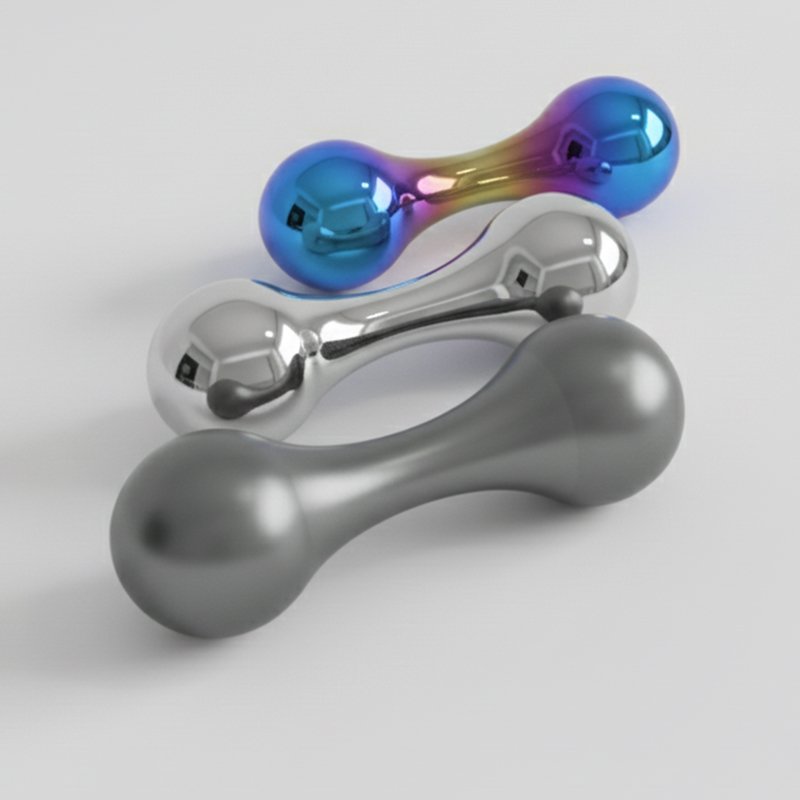 Titanium Ti-6Al-4V Knucklebone Fidget Toy