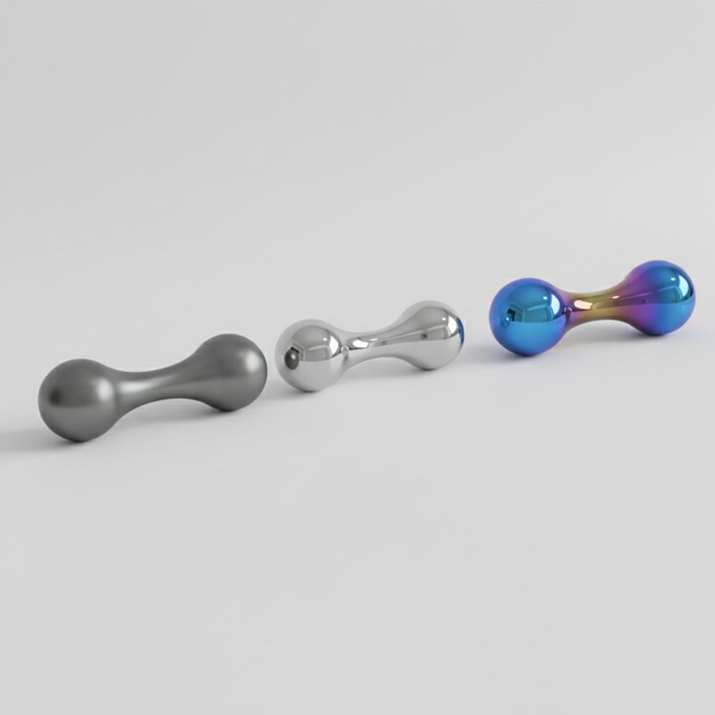 Titanium Ti-6Al-4V Knucklebone Fidget Toy - Image 4