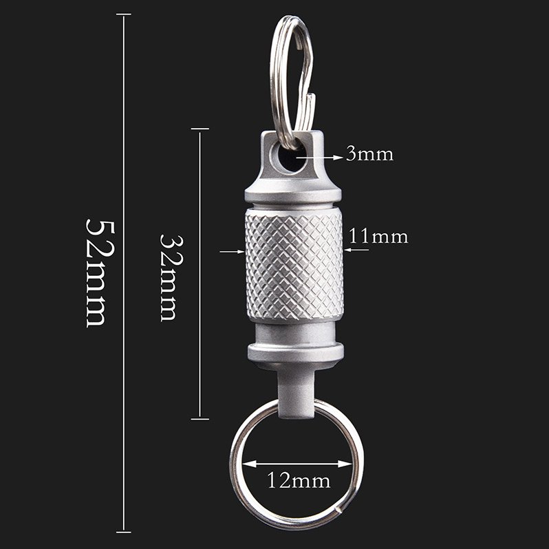 Titanium Quick Release Keychain(1 PC) - Image 3